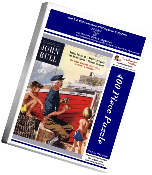 John Bull 1950s UK nautical fishing boats magazines