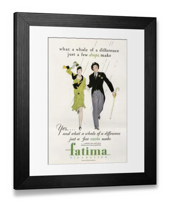 Framed Print : Fatima 1930s USA cc raining couples mens top hats tails canes womens Framed Print : Fatima 1930s USA cc raining couples mens top hats tails canes womens