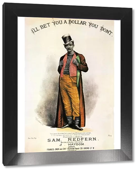 Ill Bet You A Dollat You Dont 1877 1870s UK mens top hats