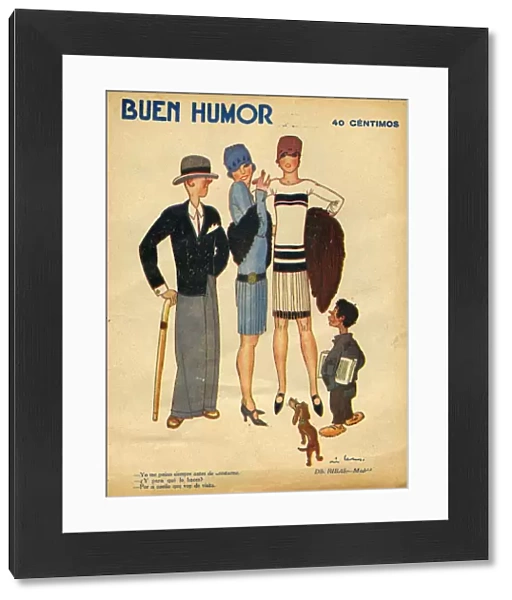 Buen Humor 1928 1920s Spain cc magazines humour flirting womens