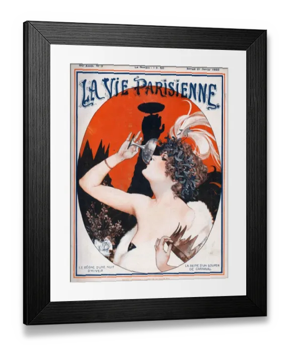 Framed Print : La Vie Parisienne 1922 1920s France Cheri Herouard magazines illustrations drinking Framed Print : La Vie Parisienne 1922 1920s France Cheri Herouard magazines illustrations drinking
