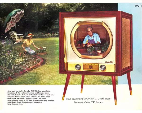 Motorola 1950s USA rklf televisions gardens itnt