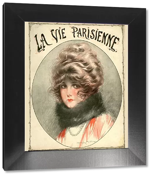 La Vie Parisienne 1910s France Maurice Milliere illustrations magazines womens portraits