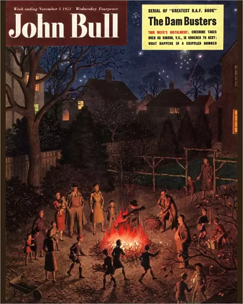 John Bull 1951 1950s UK guy fawkes fireworks bonfires magazines