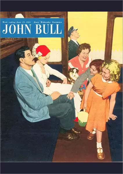 John Bull 1950s UK dating trains carriages magazines