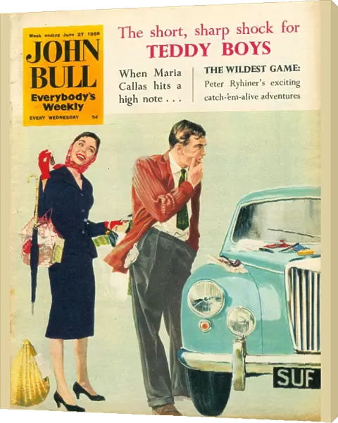 John Bull 1950s UK lost keys losing your memory magazines cars