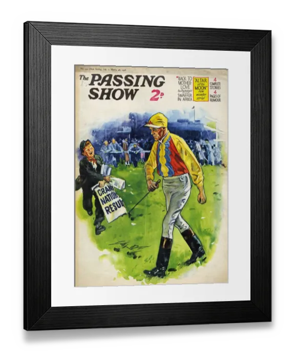Framed Print : 1930s, UK, The Passing Show, Magazine Cover Framed Print : 1930s, UK, The Passing Show, Magazine Cover