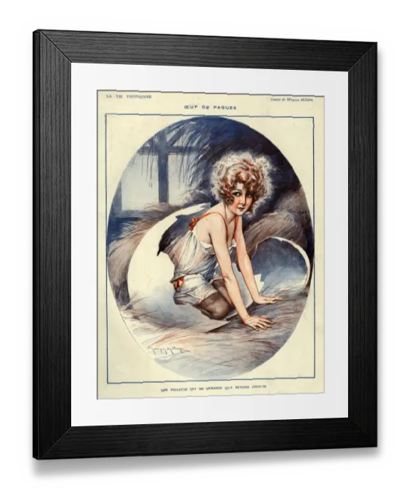 Framed Print : La Vie Parisienne 1923 1920s France Maurice Milliere illustrations Easter eggs Framed Print : La Vie Parisienne 1923 1920s France Maurice Milliere illustrations Easter eggs