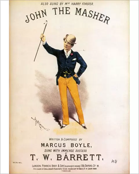 John The Master 1882 1880s UK mens bowler hats canes