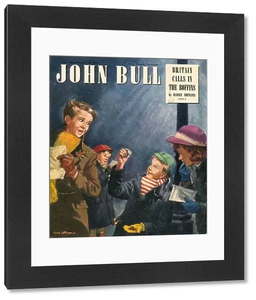 John Bull 1950s UK carol singers carols magazines singing