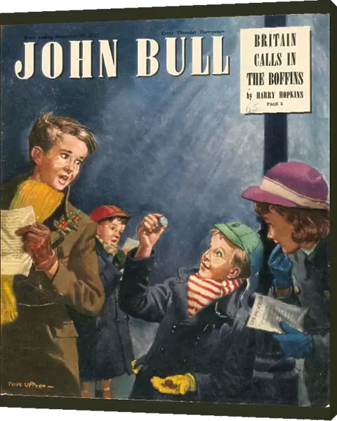 John Bull 1950s UK carol singers carols magazines singing
