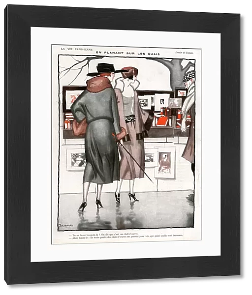 La Vie Parisienne 1922 1920s France Jacques illustrations womens street sellers