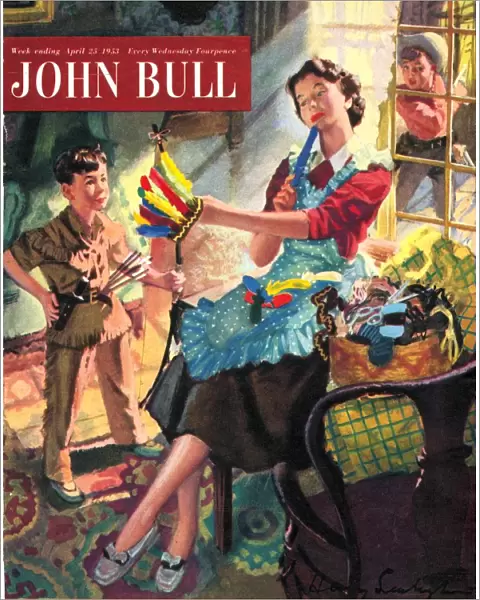 John Bull 1950s UK fancy dress indians cowboys party magazines