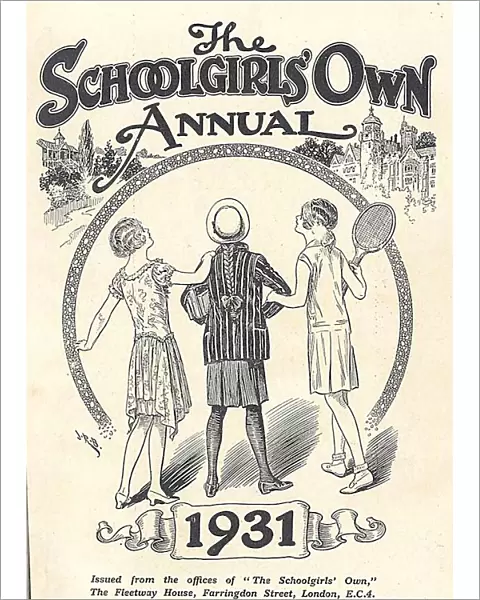 The Schoolgirls Own 1932 1930s UK mcitnt boarding schools girl