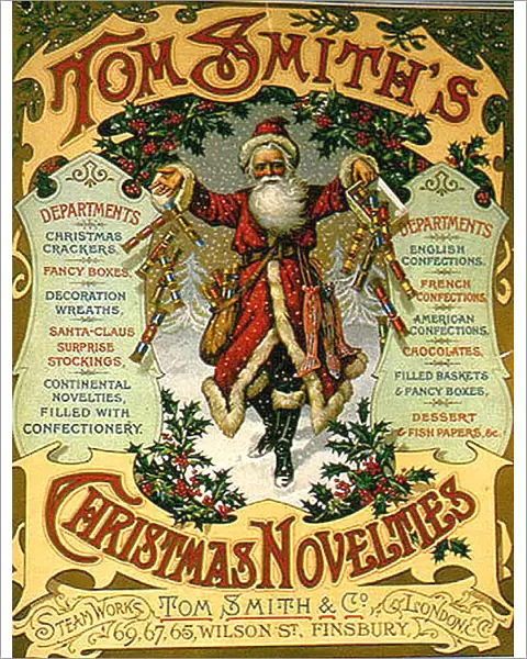 Tom Smiths 1900s UK mcitnt crackers novelties father Santa Smiths
