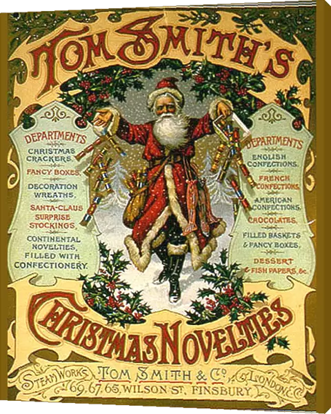 Tom Smiths 1900s UK mcitnt crackers novelties father Santa Smiths