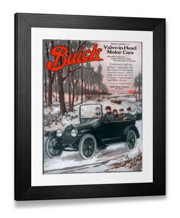 Framed Print : Buick Division Of General Motors 1910s USA Cars Framed Print : Buick Division Of General Motors 1910s USA Cars