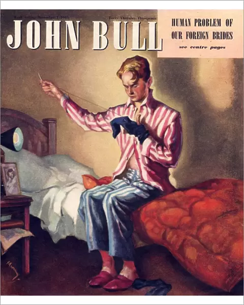 John Bull 1947 1940s UK darning socks hosiery