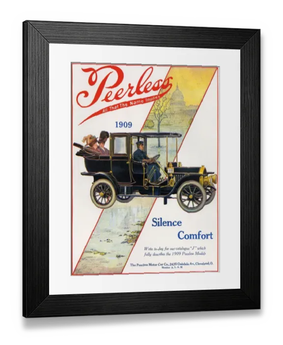 Framed Print : Peerless, 1900s, USA Framed Print : Peerless, 1900s, USA