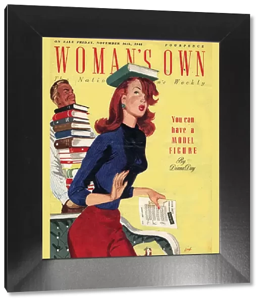 Womans Own 1948 1940s UK models deportment posture magazines