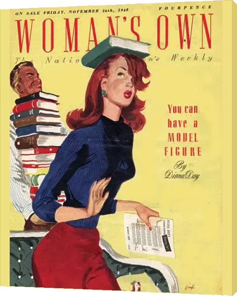 Womans Own 1948 1940s UK models deportment posture magazines