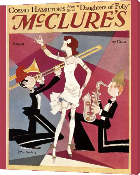 McClures 1920s USA trombones saxophones instruments singers magazines mcclures