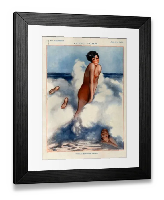 Framed Print : 1920s, France, La Vie Parisienne, Magazine Plate Framed Print : 1920s, France, La Vie Parisienne, Magazine Plate