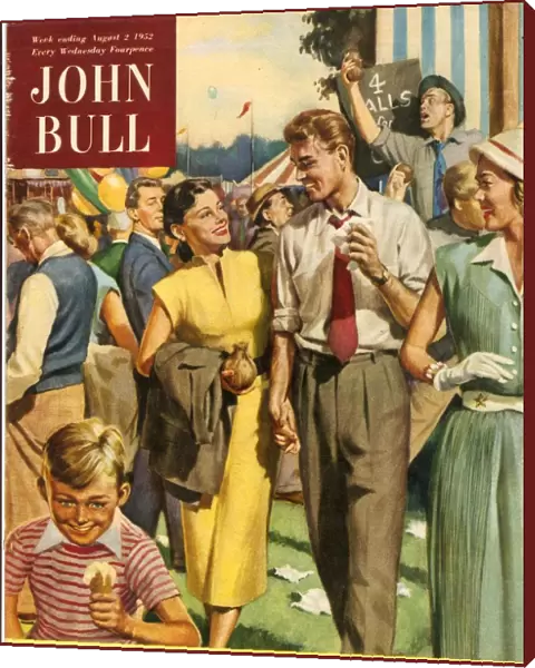 John Bull 1950s UK love fairs magazines funfairs