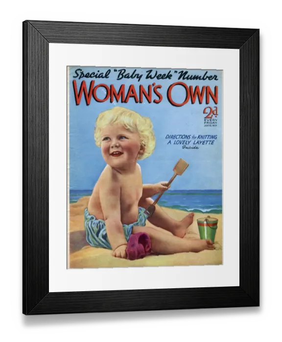 Framed Print : 1930s UK holidays seaside beaches