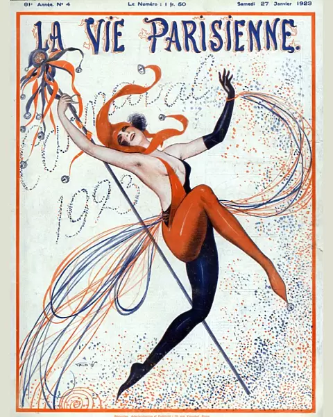 La Vie Parisienne 1923 1920s France Valdes illustrations magazines jesters carnivals