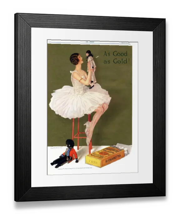Framed Print : Wills 1930s UK cigarettes smoking gold flake golliwogs golliwoggs golly Framed Print : Wills 1930s UK cigarettes smoking gold flake golliwogs golliwoggs golly