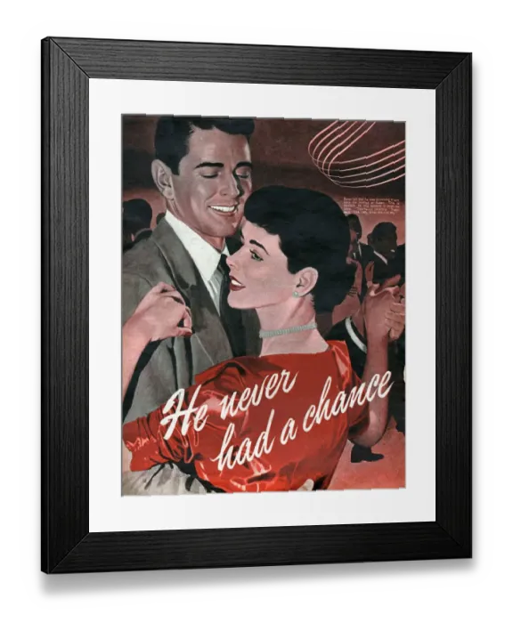 Framed Print : Dancing, 1950s, UK Framed Print : Dancing, 1950s, UK