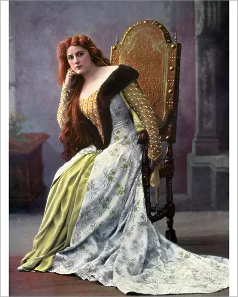 Le Theatre 1900s France humour dresses womens portraits