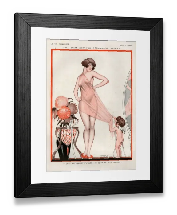 Framed Print : 1920s, France, La Vie Parisienne, Magazine Plate Framed Print : 1920s, France, La Vie Parisienne, Magazine Plate