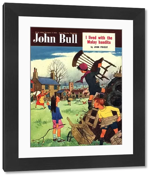 John Bull 1950 1950s UK guy fawkes fireworks bonfires magazines