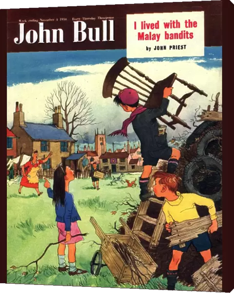 John Bull 1950 1950s UK guy fawkes fireworks bonfires magazines