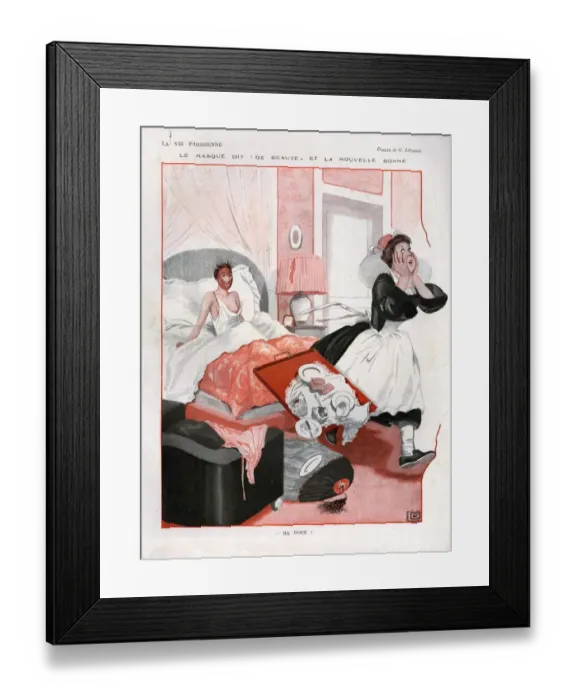 Framed Print : 1920s, France, La Vie Parisienne, Magazine Plate Framed Print : 1920s, France, La Vie Parisienne, Magazine Plate