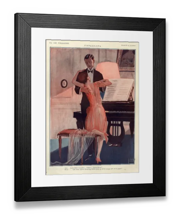 Framed Print : 1920s, France, La Vie Parisienne, Magazine Plate Framed Print : 1920s, France, La Vie Parisienne, Magazine Plate