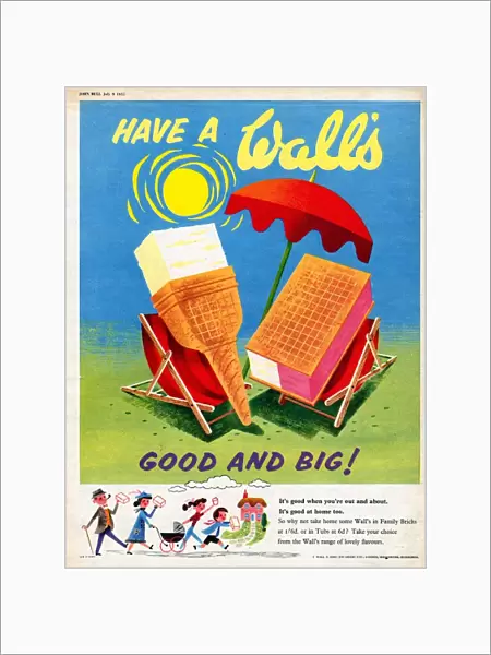 Walls 1950s UK ice-cream