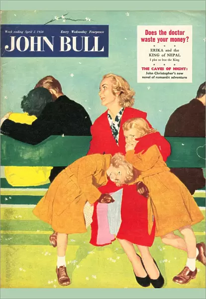 John Bull 1950s UK love kissing magazines