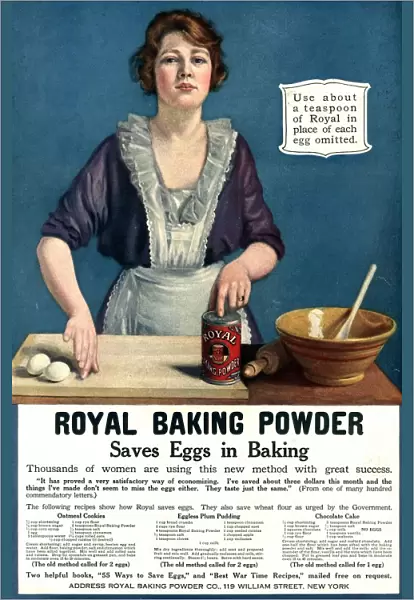 1918 1910s USA cooking royal baking flour