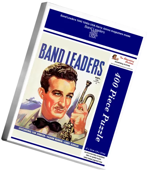 Band Leaders 1945 1940s USA Harry James magazines maws
