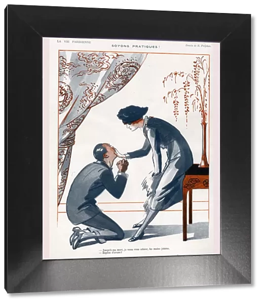 La Vie Parisienne 1920 1920s France R Prejelan illustrations begging unwanted unwanted