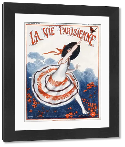La Vie Parisienne 1922 1920s France Armand Vallee magazines illustrations chasing