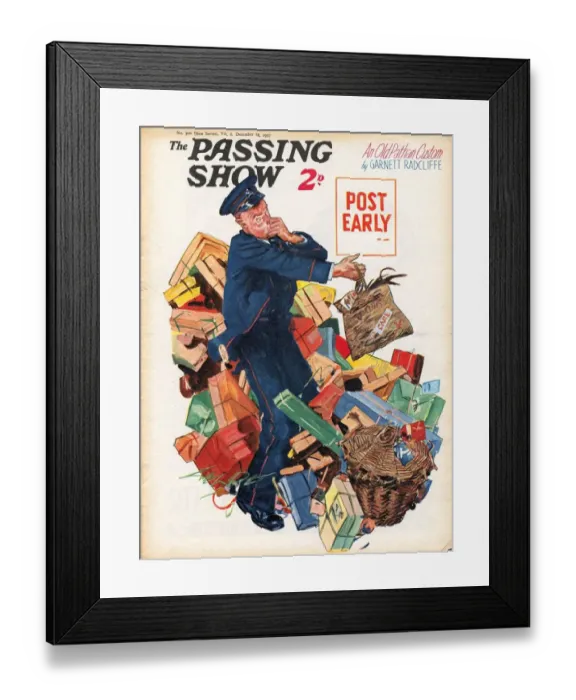 Framed Print : 1930s, UK, The Passing Show, Magazine Cover Framed Print : 1930s, UK, The Passing Show, Magazine Cover