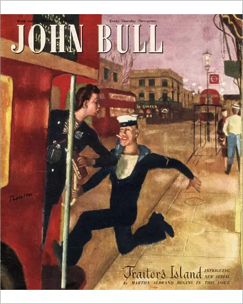 John Bull 1947 ? 1940s UK nautical the last bus home sailors magazines