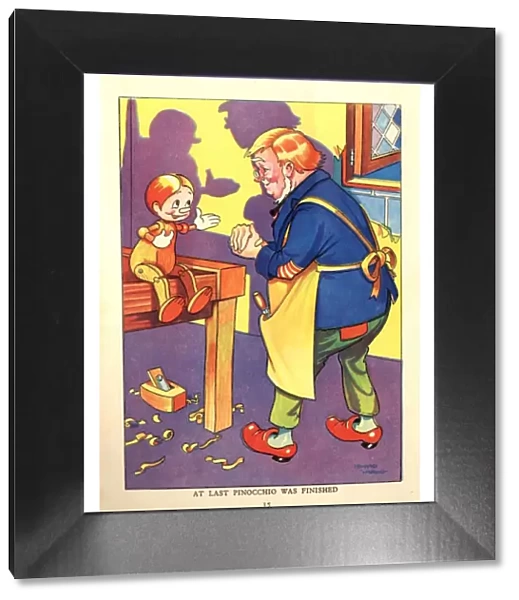 1930s, UK, Pinocchio, Book Plate