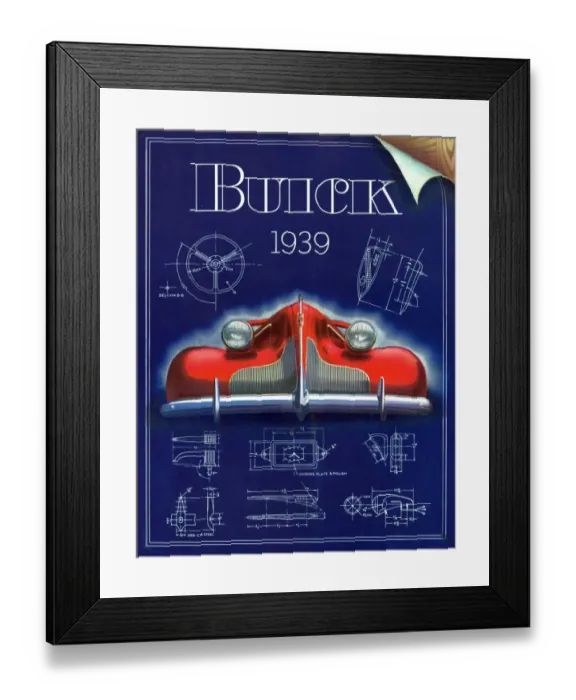 Framed Print : Buick, 1930s, USA Framed Print : Buick, 1930s, USA