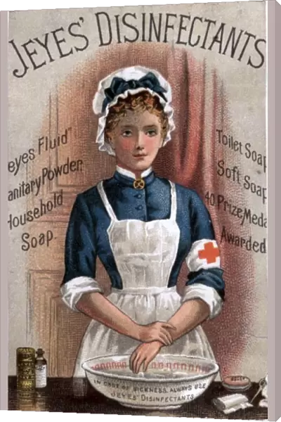 Jeyes 1890s UK nurses disinfectant medical medicine