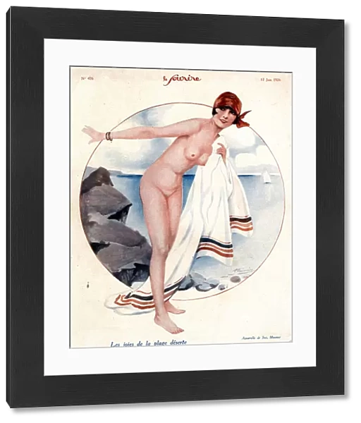 Le Sourire 1926 1920s France holidays erotica beaches seaside seaside magazines